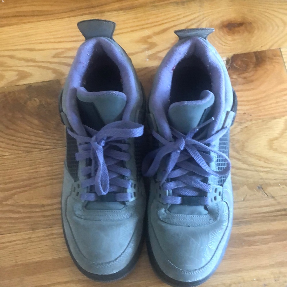Nike Jordan AJF 4 Laser cool grey black ink women